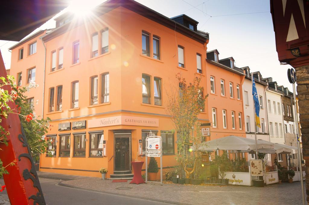 Neubert'S Gasthaus Am Rhein Hotell Lahnstein Exteriör bild