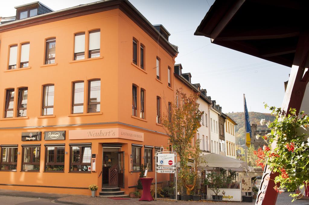 Neubert'S Gasthaus Am Rhein Hotell Lahnstein Exteriör bild